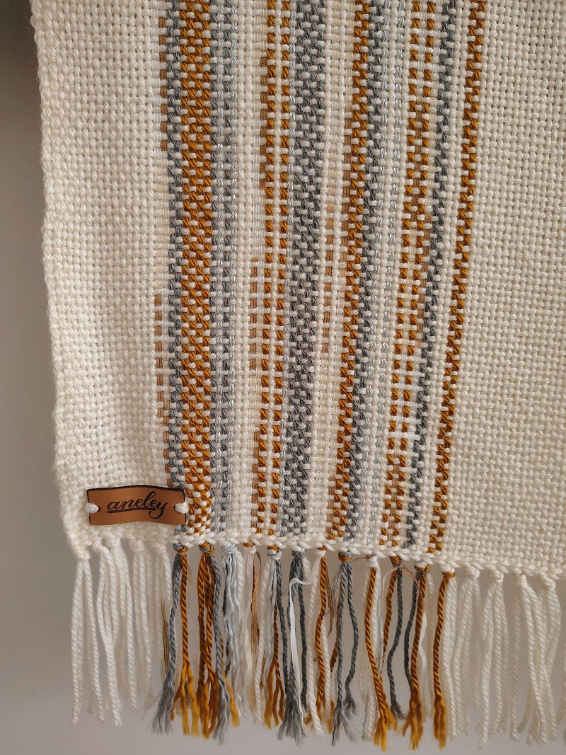 Pashminas Andacollo tejidas en telar artesanales